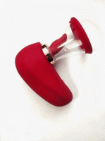 Помпа  женская для вагины и клитора с язычком "Вампирша" - Фотография №1