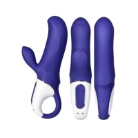 Вибратор "Satisfyer" сиреневый с клиторальным стимулятором - Фотография №4