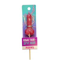Леденец - фаллос на палочке "Язык твой - друг мой" Интим Хаус
