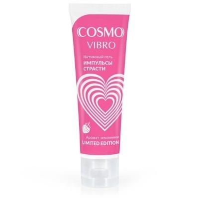 Возбуждающий гель Жидкий вибратор Земляника "Cosmo vibro" Интим Хаус