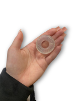 Удобное толстое кольцо на член "Sex Expert" прозрачное - Фотография №3