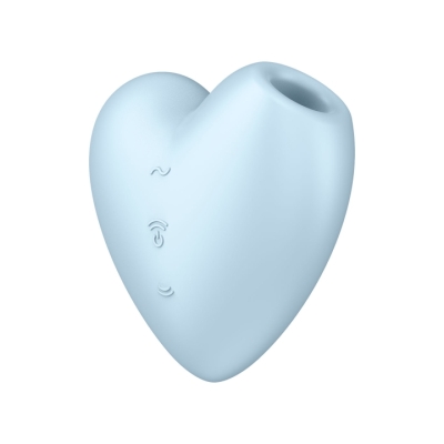 Милый женский Вибратор Сердечко "Satisfyer" Cutie heart голубое Интим Хаус