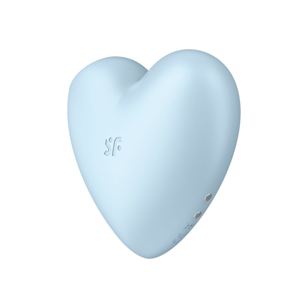 Милый женский Вибратор Сердечко "Satisfyer" Cutie heart голубое - Фотография №4