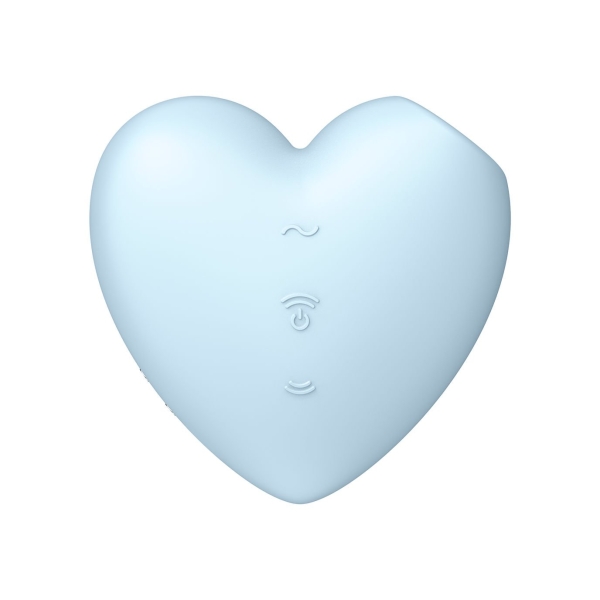 Милый женский Вибратор Сердечко "Satisfyer" Cutie heart голубое - Фотография №9