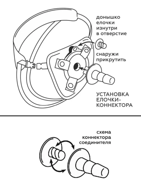 Насадка для страпона с коннектором - Фотография №5