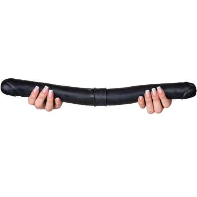 Фаллоимитатор два конца черный Интим Хаус