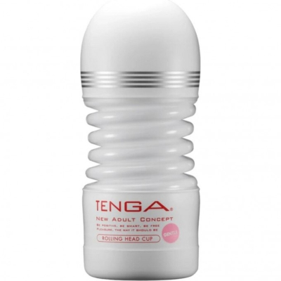 Мастурбатор "Tenga" Rolling Head белая туба имитация позы женщина сверху Интим Хаус