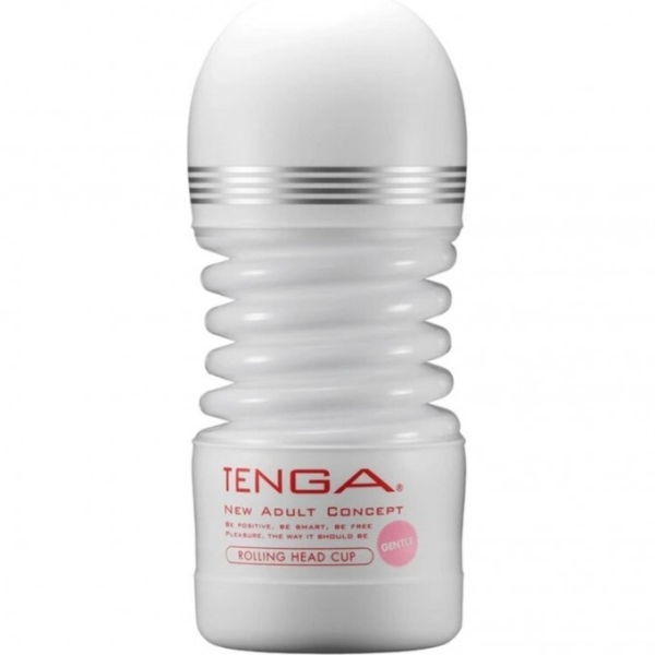 Мастурбатор "Tenga" Rolling Head белая туба имитация позы женщина сверху - Фотография №1