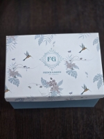 Коробка подарочная с атласным ложементом большая "FG" цвет Тиффани Интим Хаус