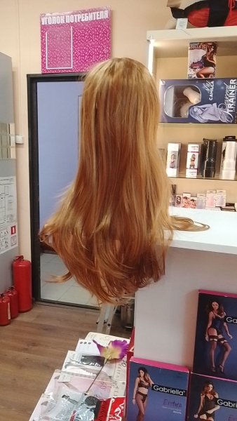 Парик рыжий длинный - Фотография №3