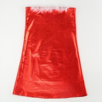 Костюм снегурочки "Новогодняя красавица" платье, перчатки, чокер, колпак р 42-44 - Фотография №6