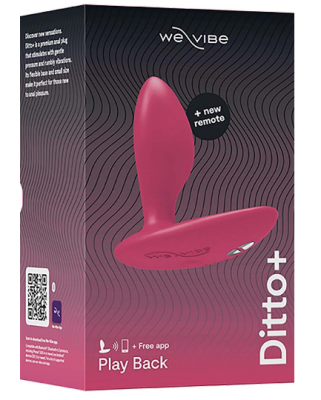 Пробка "We-Vibe" Ditto+ розовая перезаряжаемая Интим Хаус