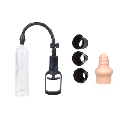 Помпа мужская небольшая поршневая с латексным уплотнителем Интим Хаус