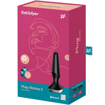 Пробка анальная "Satisfyer" Plug-ilicious 2 черная - Фотография №5