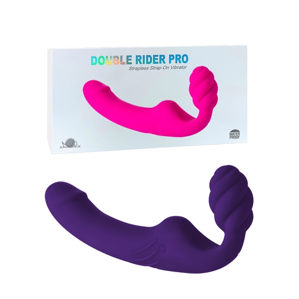 Страпон женский анатомический "Double Rider PRO" фиолетовый - Фотография №1