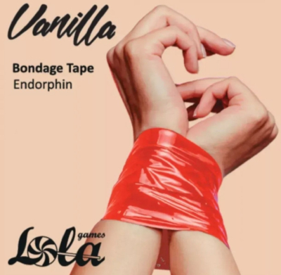 Скотч для бондажа "Vanila" красный 20 м Интим Хаус