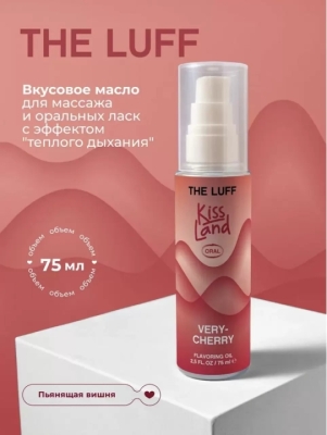 Гель "The luff" Kiss Land спелая вишня с эффектом теплое дыхание для оральных ласк 75 мл Интим Хаус
