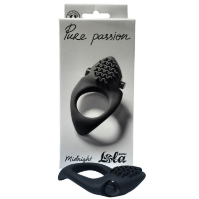 Кольцо "Pure Passion" Midnight черное Интим Хаус
