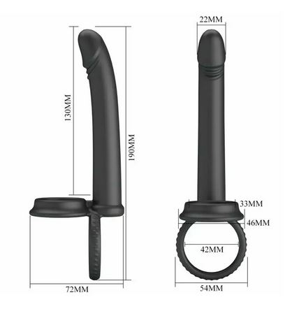 Насадка с подхватом на мошонку "Pretty Love" Moses - Фотография №3
