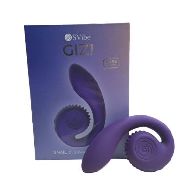 Вибратор "Gizi" фиолетовый с кейсом Интим Хаус