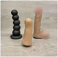 Страпон с тремя насадками "Best select" 6 дюймов - Фотография №4