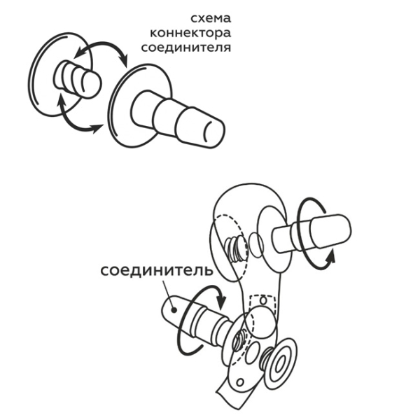 Страпон с тремя насадками "Best select" 6 дюймов - Фотография №6