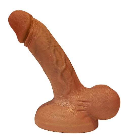 Фаллоимитатор реалистик толстенький на присоске - Фотография №3