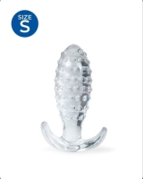 Пробка "Sex Expert" прозраяная для ношения с пупырышками Интим Хаус