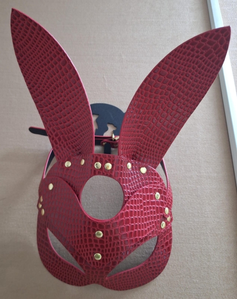 Двусторонняя маска зайчика, унисекс - Фотография №2