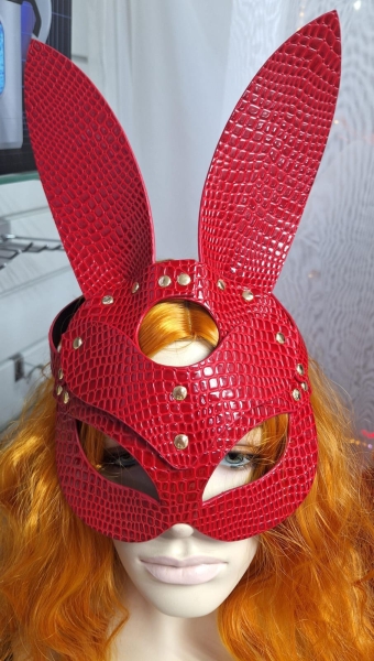 Двусторонняя маска зайчика, унисекс - Фотография №1