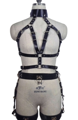 Портупея женская открытый лиф и пояс Интим Хаус