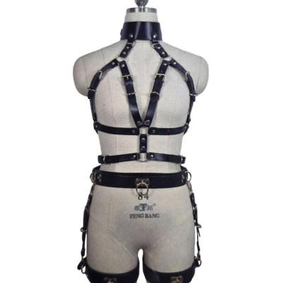 Портупея женская открытый лиф и пояс Интим Хаус