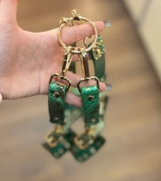 Фиксация зеленая под змею, крестовая с оковами и поножами - Фотография №2