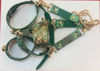 Фиксация зеленая под змею, крестовая с оковами и поножами - Фотография №3