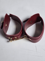 Фиксация крестовая оковы и поножи с золотой фурнитурой "Бордо" - Фотография №11