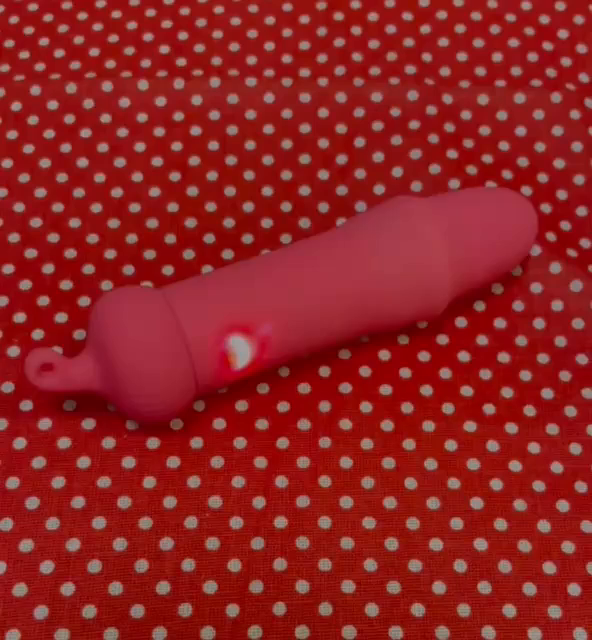 Вибратор розовый мини
