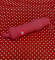 Вибратор розовый мини