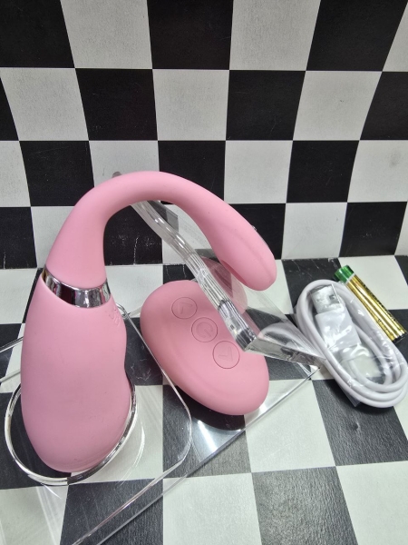 Вибро яичко вагинальное анатомичное "Мышка" с клиторальным подвижным хвостиком - Фотография №3