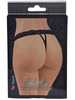 Трусики "FlirtOn" черные с тонкими лентами по бокам, 50-52 - Фотография №2