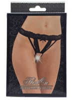 Трусики "FlirtOn" черные с тонкими лентами по бокам, 50-52 - Фотография №1