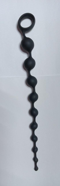 Цепочка "Lola" черная на колечке - Фотография №2