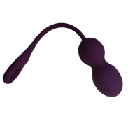 Вагинальные шарики "Pretty Love" Elvira фиолетовые двойные с вибро - Фотография №4