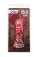 Вибратор "Black&Red" крупный красно-черный - Фотография №6