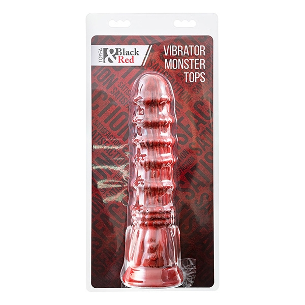 Вибратор "Black&Red" Monster Tops - Фотография №7