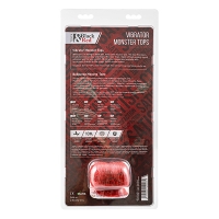 Вибратор "Black&Red" Monster Tops - Фотография №8