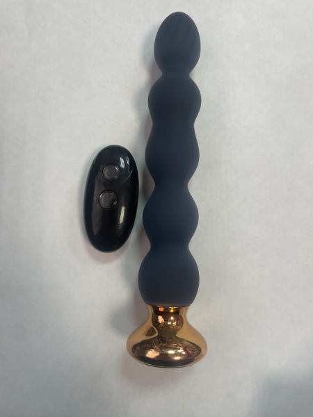 Анальная елочка "I-Moon" длинная черная перезаряжаемая на д\у - Фотография №1