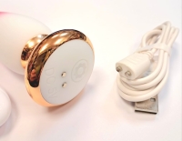 Пробка "I- Moon" перезаряжаемая бело- розовое амбре на д\у - Фотография №2