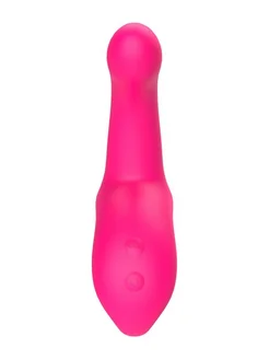 Вибратор костет "I- Moon" розовый с ручкой - Фотография №3
