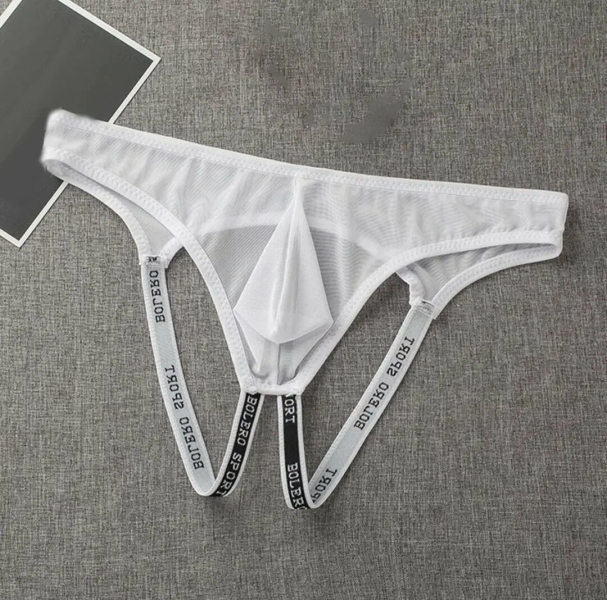 Прозрачные мужские трусы-джоки - Фотография №1