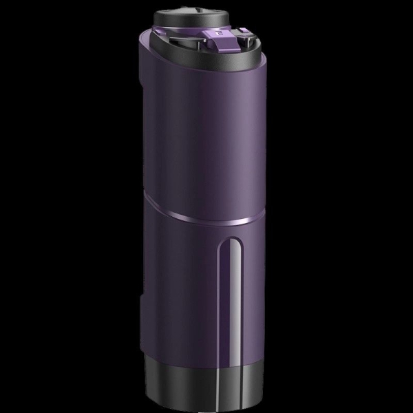 Мастурбатор автоматический фиолетовый корпус с поступательными движениями - Фотография №1